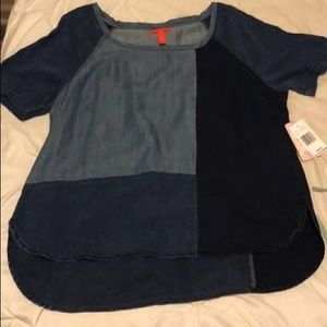 Denim top